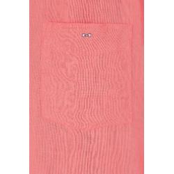 Chemise en lin unie coupe droite