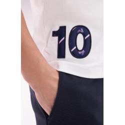 T-shirt bicolore XV de France en coton coupe droite