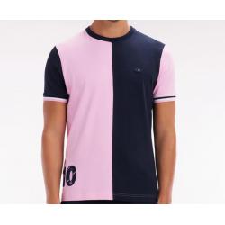 T-shirt bicolore XV de France en coton coupe droite