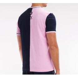 T-shirt bicolore XV de France en coton coupe droite