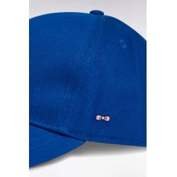 Casquette unie en twill de coton broderie noeud papillon