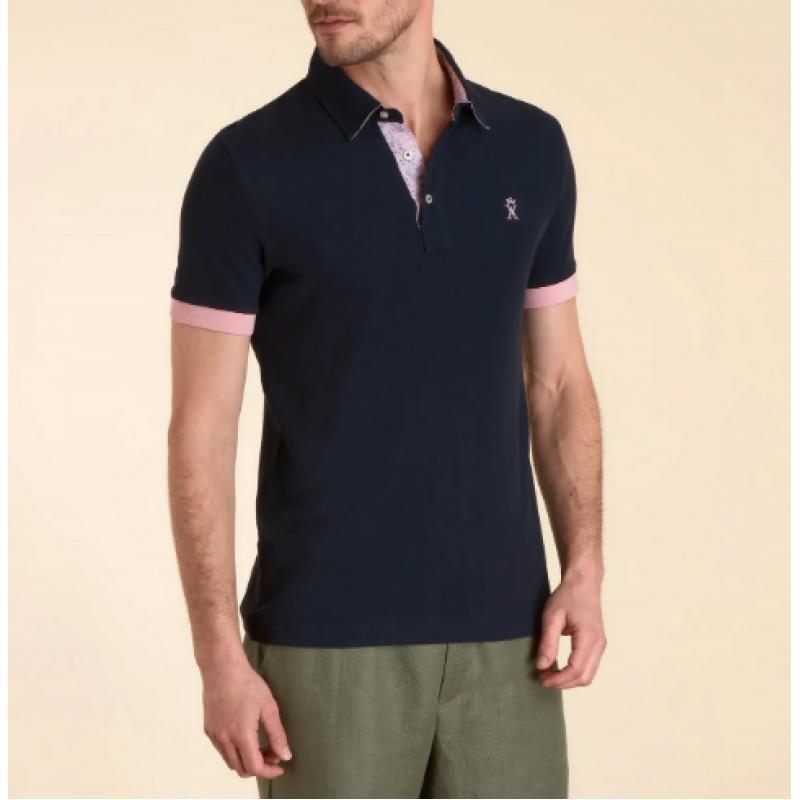 Polo à Détails Imprimé