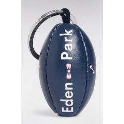 Porte-clés ballon de rugby marine
