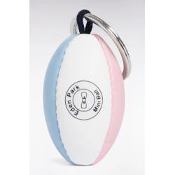 Porte-clés ballon de rugby tricolore