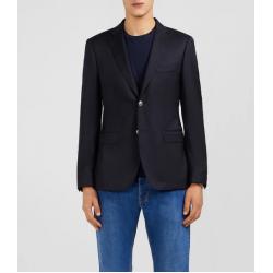 Blazer bleu marine slim fit 100 % laine