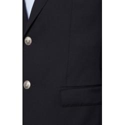 Blazer bleu marine slim fit 100 % laine