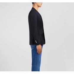 Blazer bleu marine slim fit 100 % laine