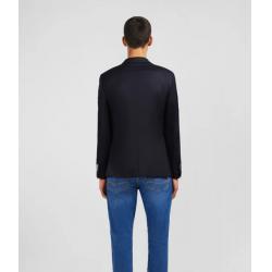 Blazer bleu marine slim fit 100 % laine