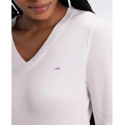 T-shirt à manches longues en coton Pima imprimé coupe slim