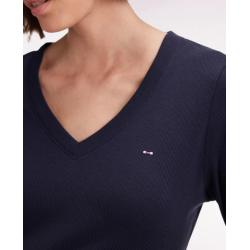T-shirt à manches longues en coton Pima imprimé coupe slim
