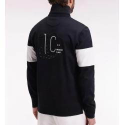 Maillot à manches longues en jersey épais broderie dos coupe droite