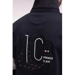 Maillot à manches longues en jersey épais broderie dos coupe droite