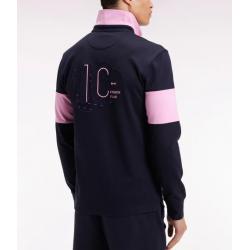 Maillot à manches longues en jersey épais broderie dos coupe droite