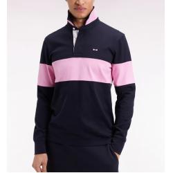 Maillot à manches longues en jersey épais broderie dos coupe droite