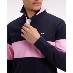 Maillot à manches longues en jersey épais broderie dos coupe droite