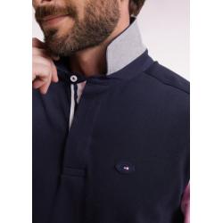 Maillot à manches longues XV de France marine dos brodé coupe droite