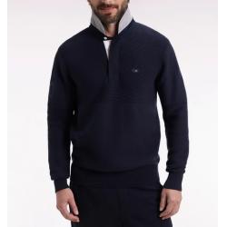 Pull en coton marine