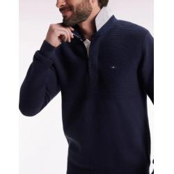 Pull en coton marine