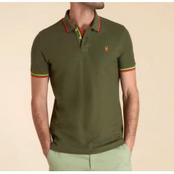 Polo à Détails Fluo