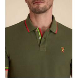 Polo à Détails Fluo