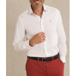 Chemise Slim en Popeline Stretch