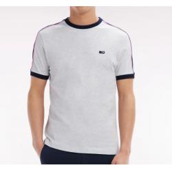 EDEN PARK - T-shirt en coton broderie dos et découpes coupe droite