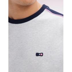 EDEN PARK - T-shirt en coton broderie dos et découpes coupe droite