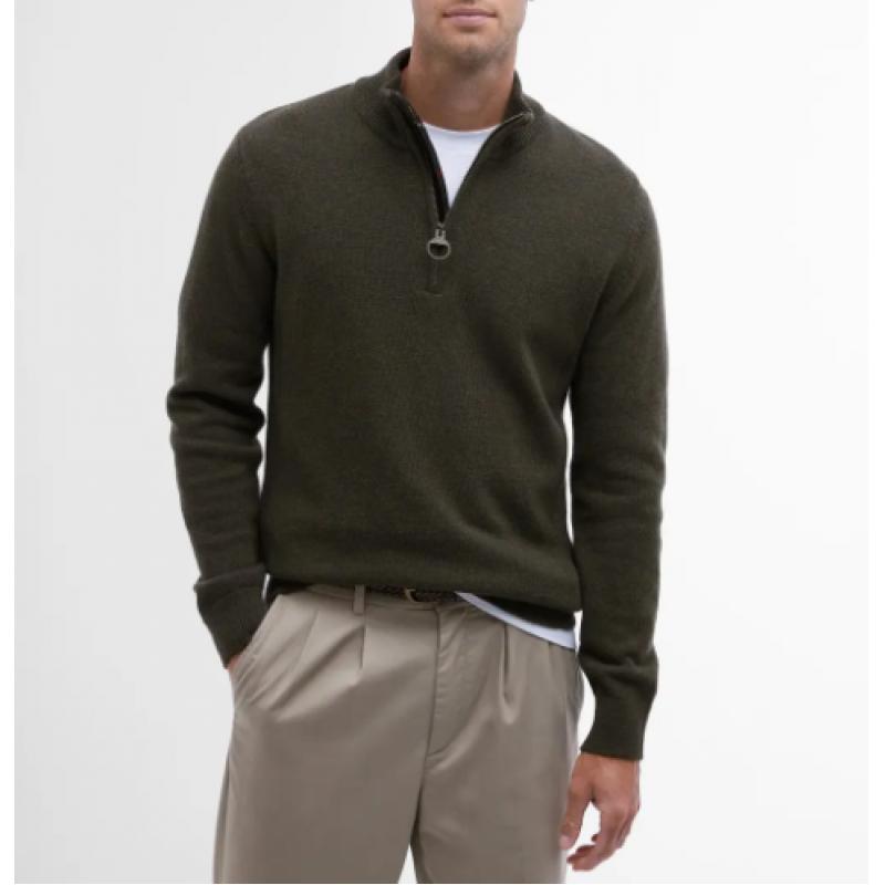Pull Barbour Holden à demi-fermeture éclair