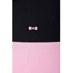 EDEN PARK - Polo à manches courtes en piqué coton col jacquard coupe droite