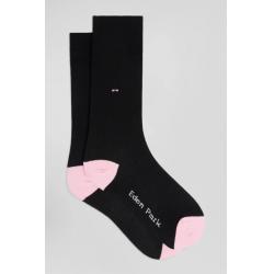 Chaussettes en coton mélangé à renforts roses
