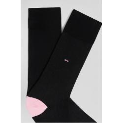 Chaussettes en coton mélangé à renforts roses