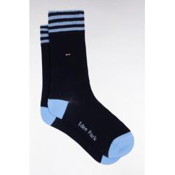 Lot de trois paires de chaussettes rayées