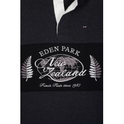 Maillot à manches longues noir et gris broderie Nouvelle Zélande