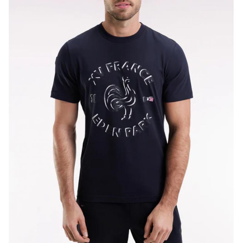 T-shirt à manches courtes marine XV de France