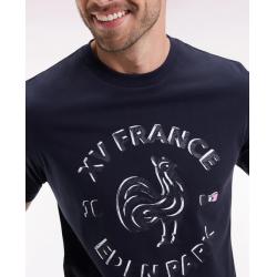 T-shirt à manches courtes marine XV de France