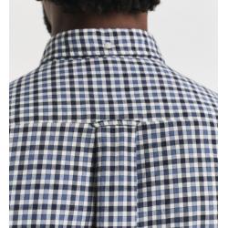 Chemise coupe regular en sergé vichy