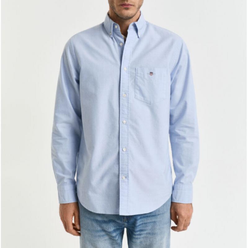 Chemise coupe regular en coton Oxford classique