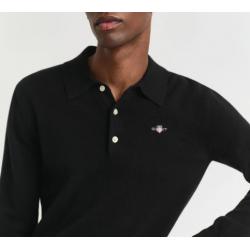 Pull polo en laine d'agneau ultrafine