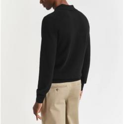 Pull polo en laine d'agneau ultrafine