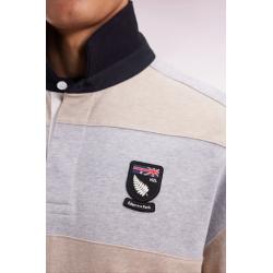 Maillot à manches longues rayé Nouvelle Zélande en jersey de coton épais