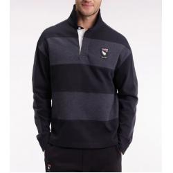 Maillot à manches longues rayé Nouvelle Zélande en jersey de coton épais