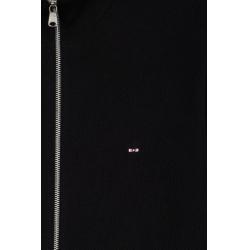 Cardigan en coton nid d'abeille coupe droite