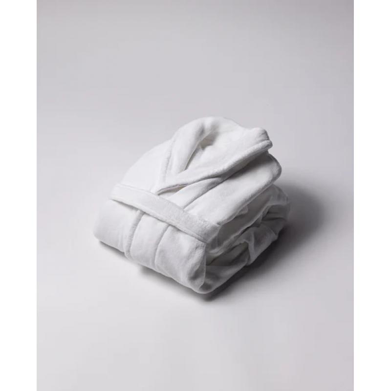Peignoir en coton éponge brodé Peignoir en coton éponge brodé