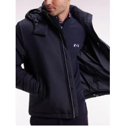 Blouson coupe vent marine à capuche