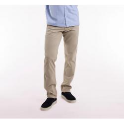 Pantalon chino sans plis en coton stretch
