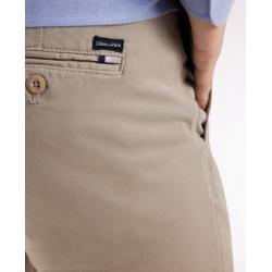 Pantalon chino sans plis en coton stretch