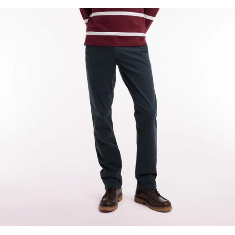 Pantalon chino sans plis en coton stretch
