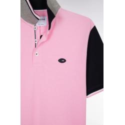 EDEN PARK - Polo à manches courtes en piqué coton broderie 10 manche coupe droite
