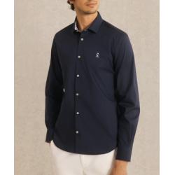 Chemise Slim en Popeline Stretch