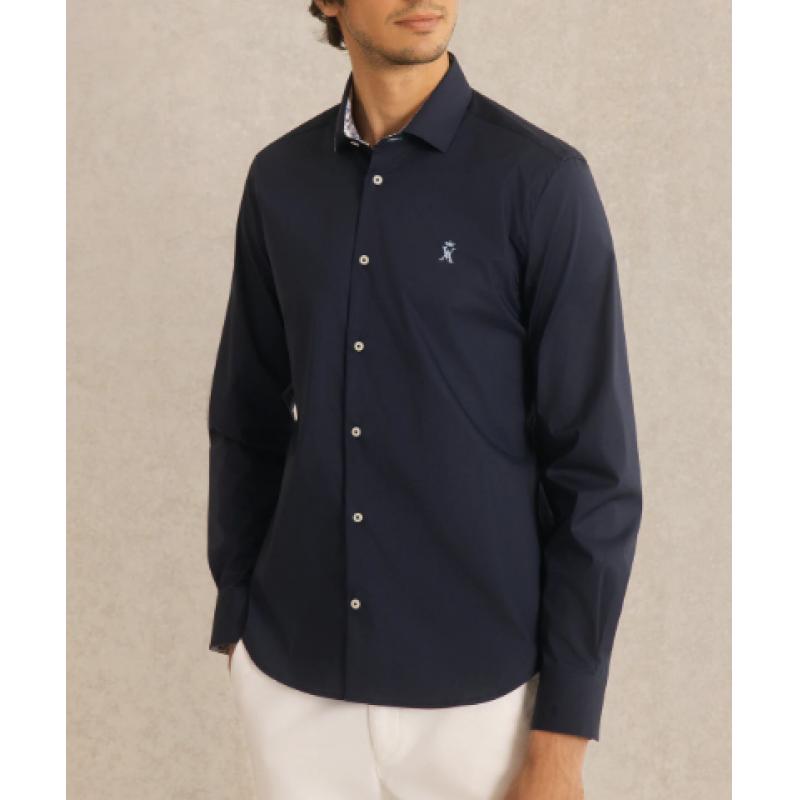 Chemise Slim en Popeline Stretch Chemise Slim en Popeline Stretch